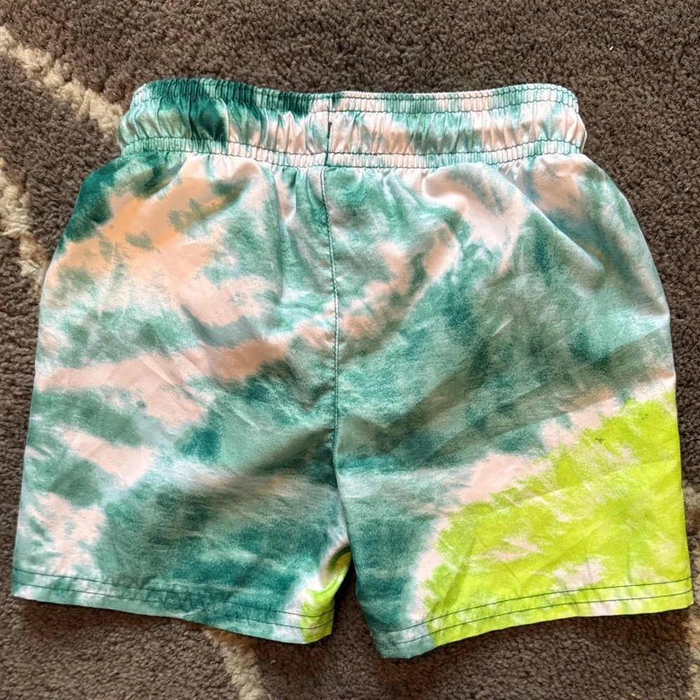 Cat & Jack Kids Swim Shorts Bathing Suit Rash guard Shirt Set size 2t